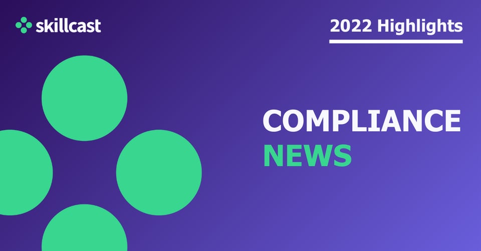 compliance news highlights 2022
